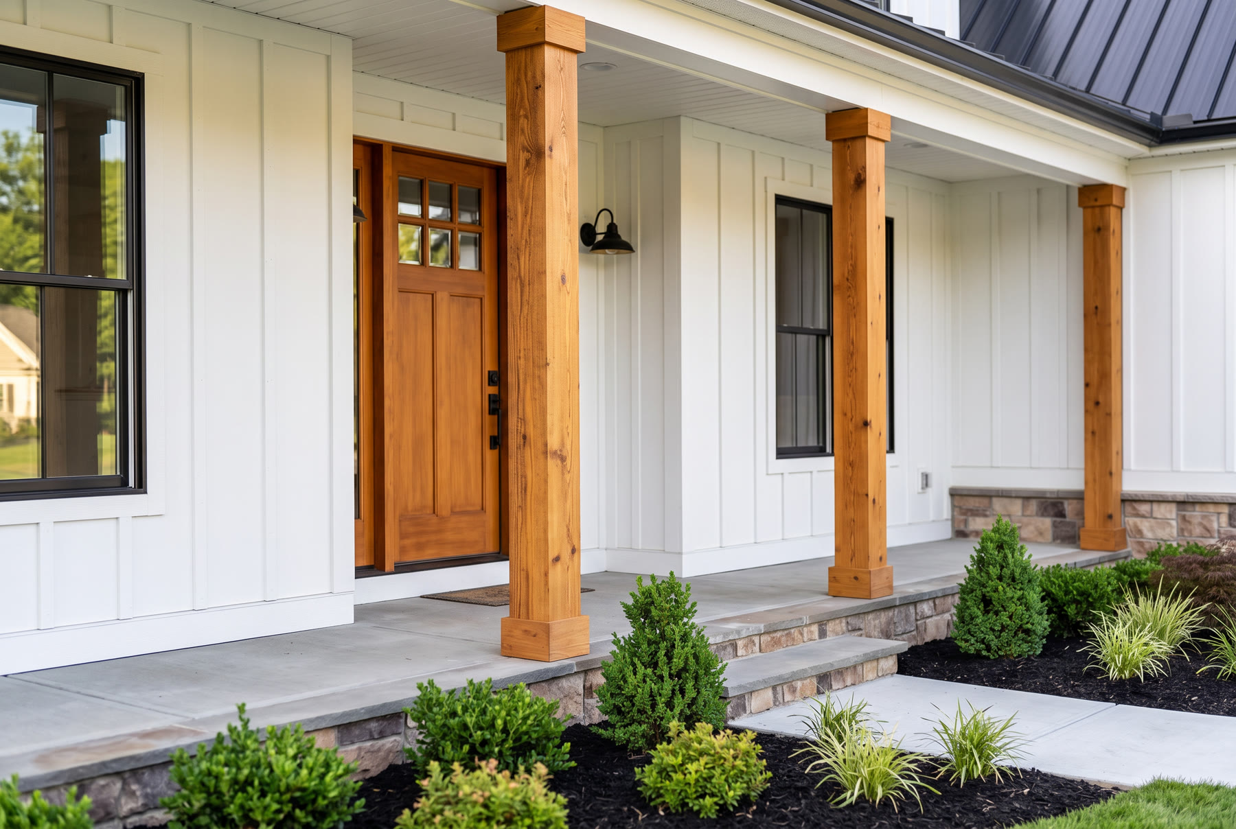 Front porch detail